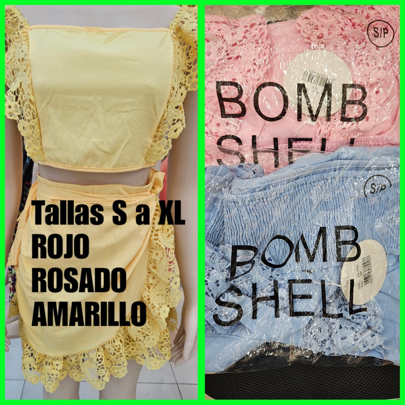 Vestido Tallas S-M-L